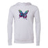 Colorful butterflies Bella canvas hoodie 3719